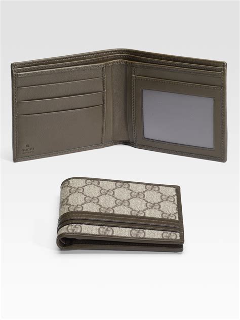 gucci men's wallet with id window|Gucci men wallet replica.